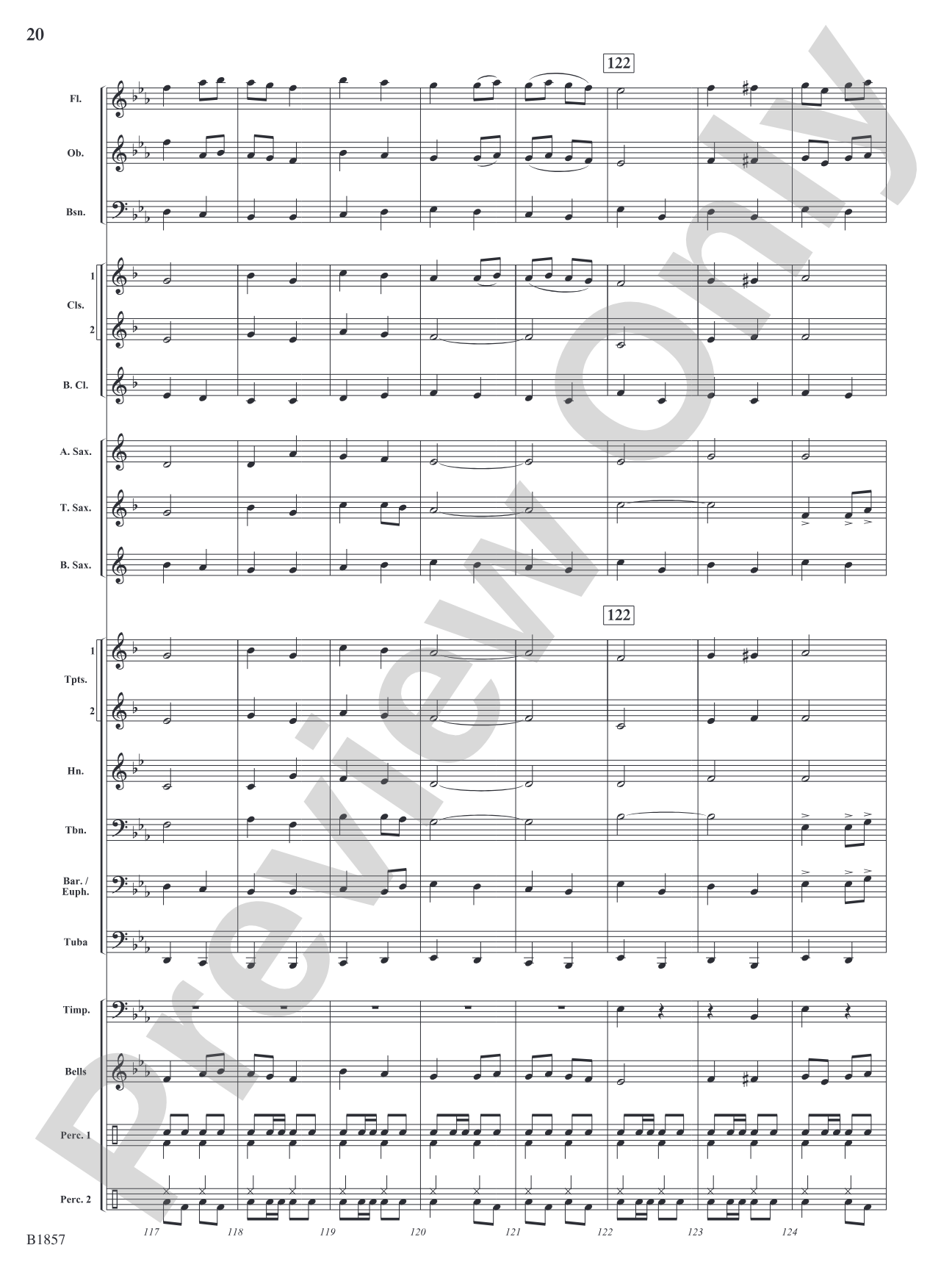 The Hoofbeat: Concert Band Conductor Score & Parts