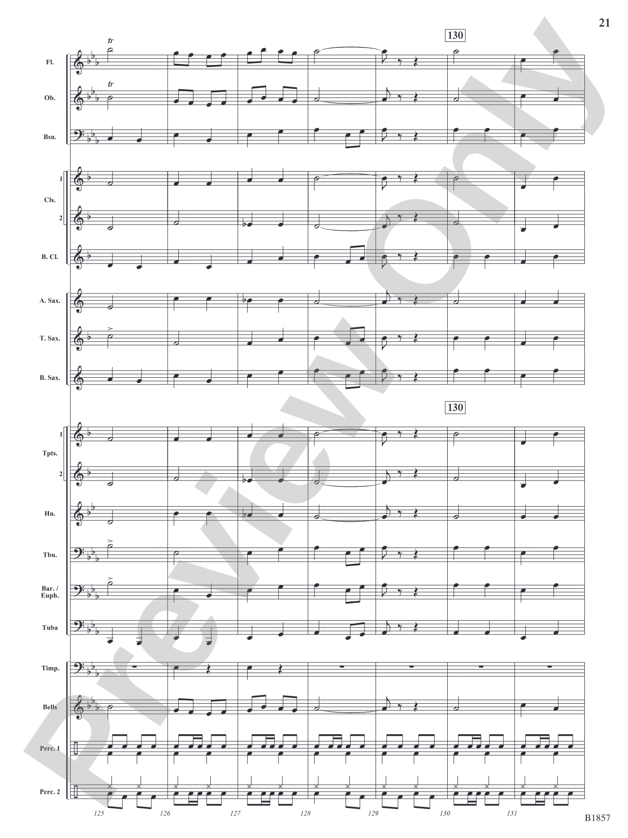 The Hoofbeat: Concert Band Conductor Score & Parts