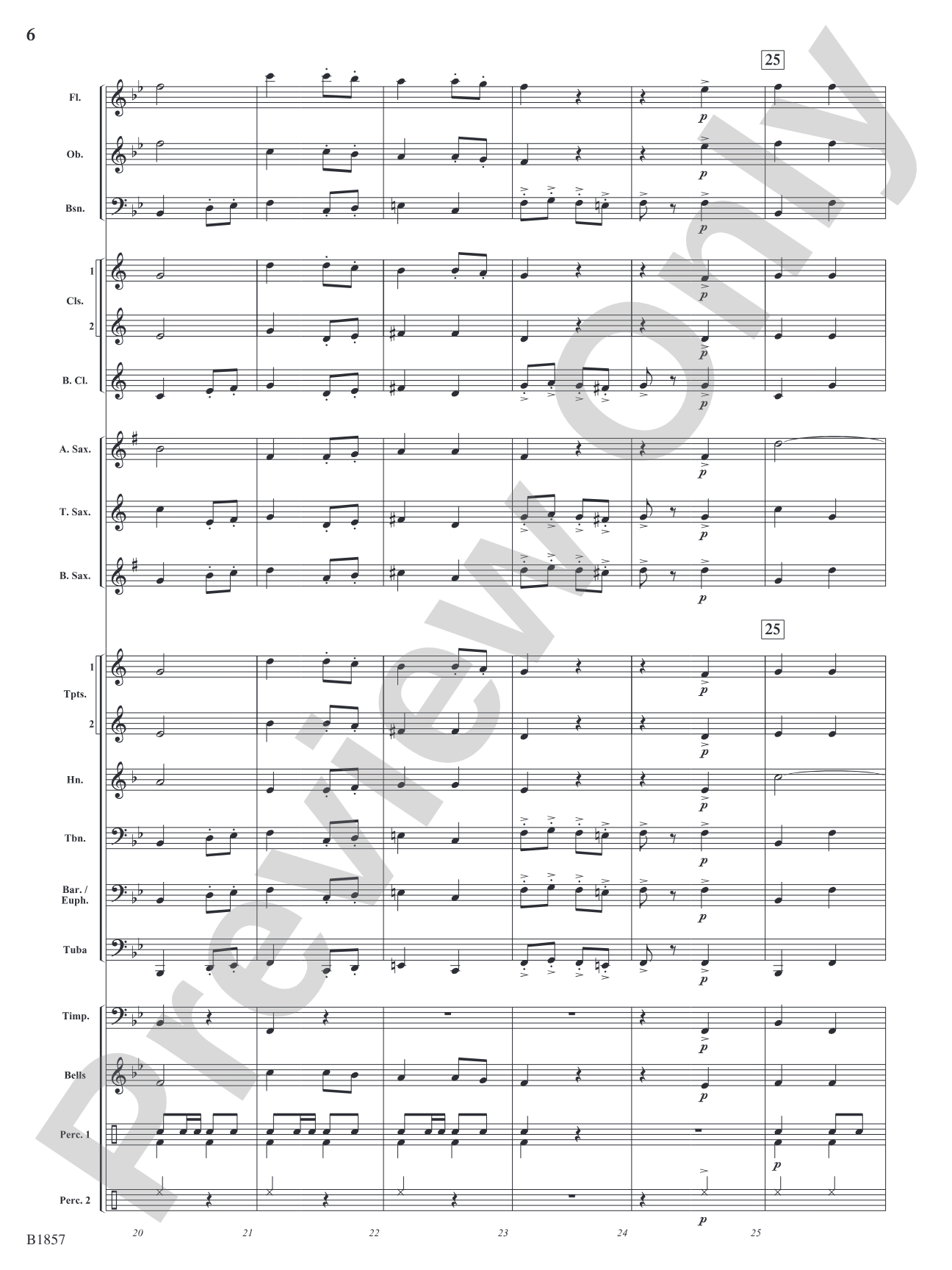 The Hoofbeat: Concert Band Conductor Score & Parts