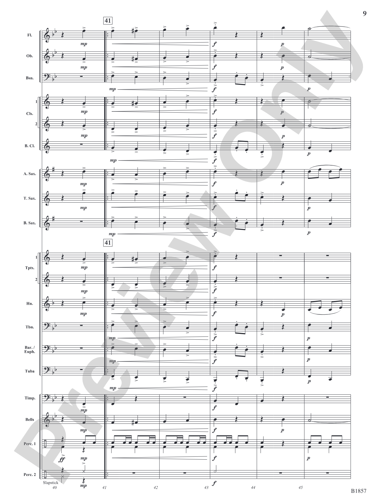 The Hoofbeat: Concert Band Conductor Score & Parts