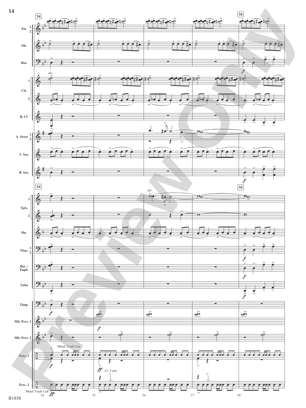 Silversides: Concert Band Conductor Score & Parts