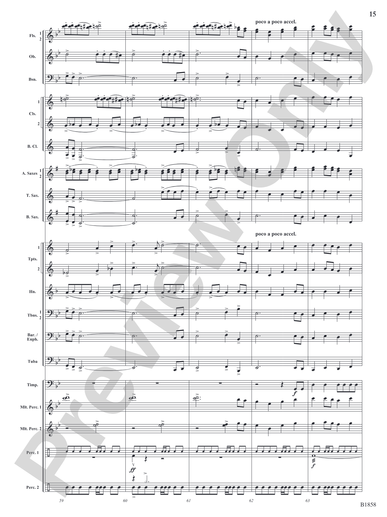 Silversides: Concert Band Conductor Score & Parts