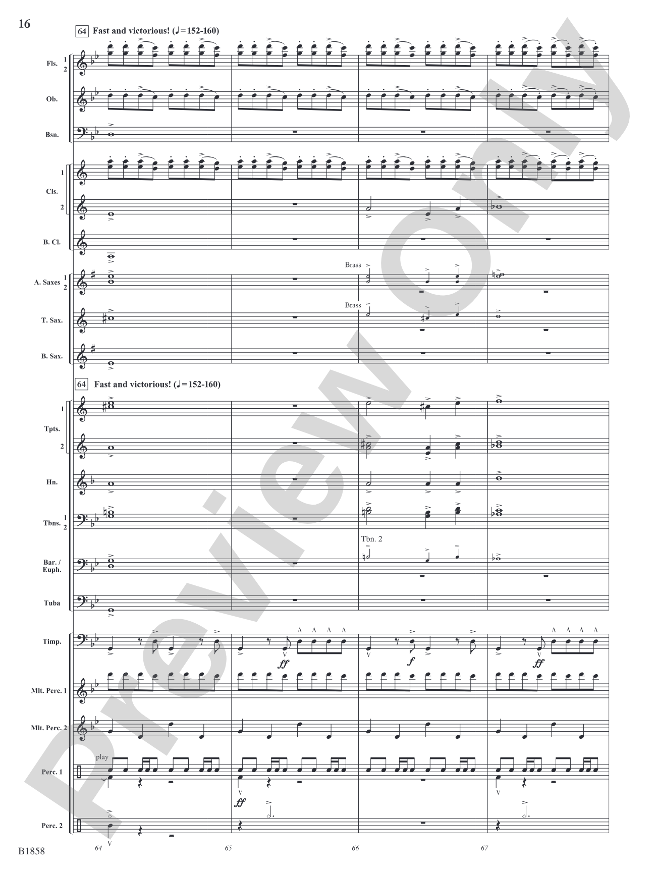 Silversides: Concert Band Conductor Score & Parts