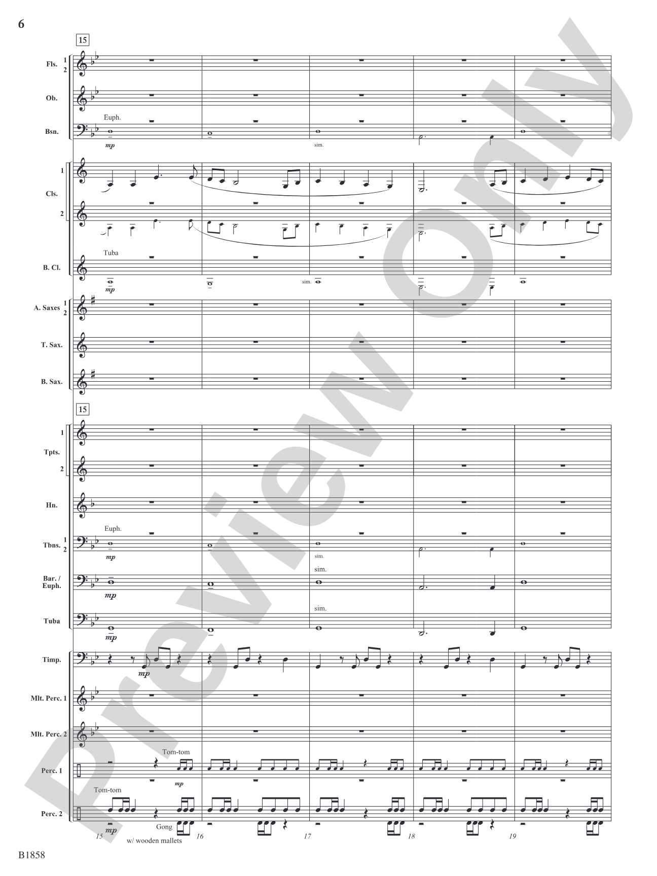 Silversides: Concert Band Conductor Score & Parts
