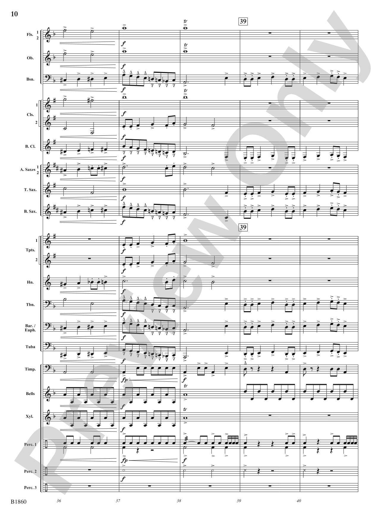 Flashfire: Concert Band Conductor Score & Parts