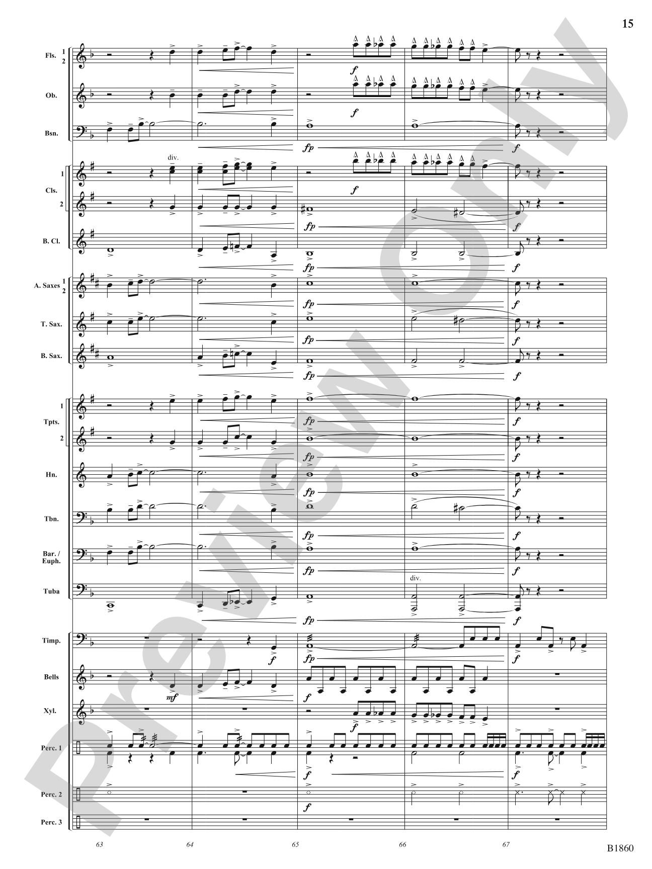 Flashfire: Concert Band Conductor Score & Parts