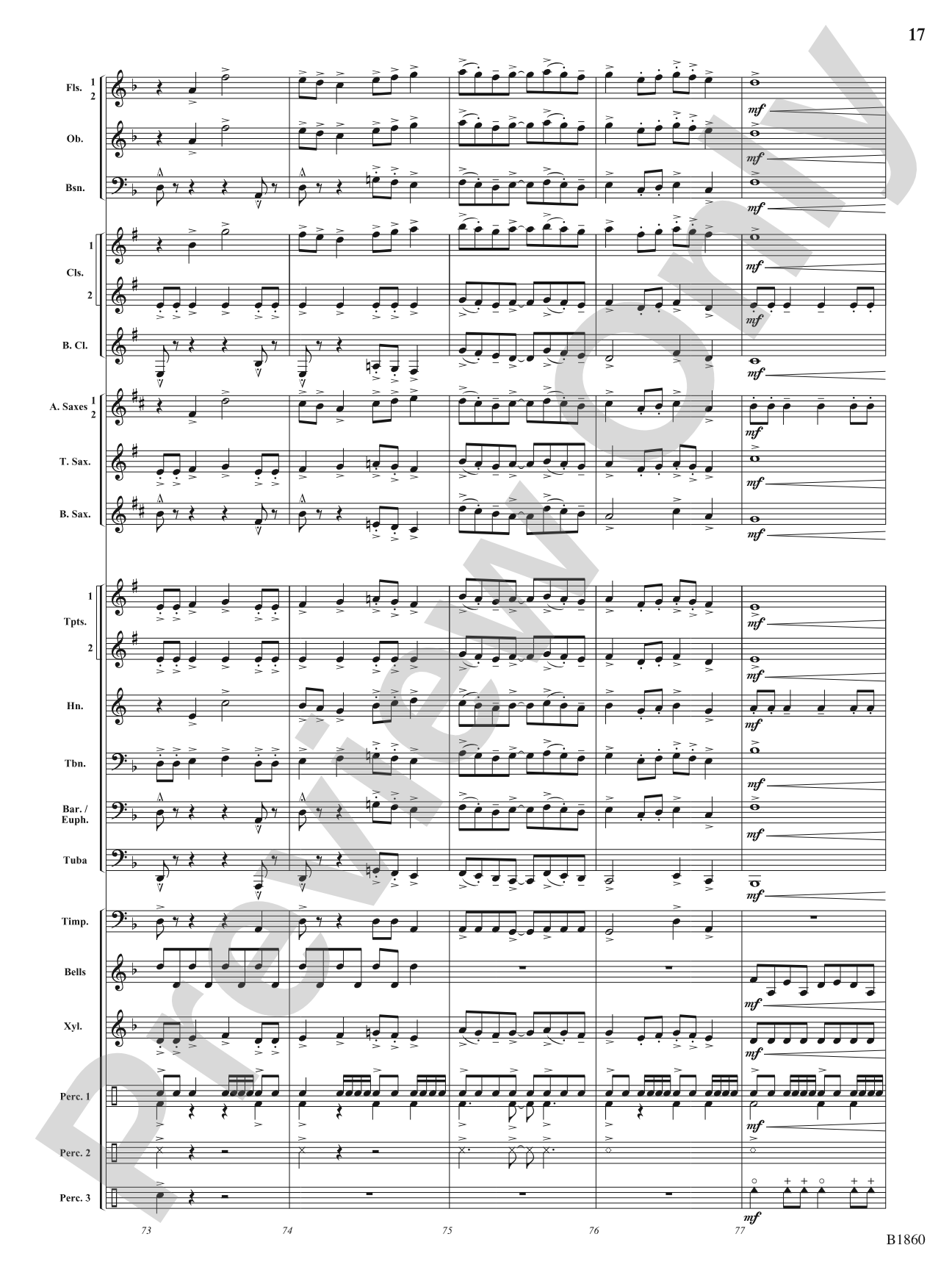 Flashfire: Concert Band Conductor Score & Parts