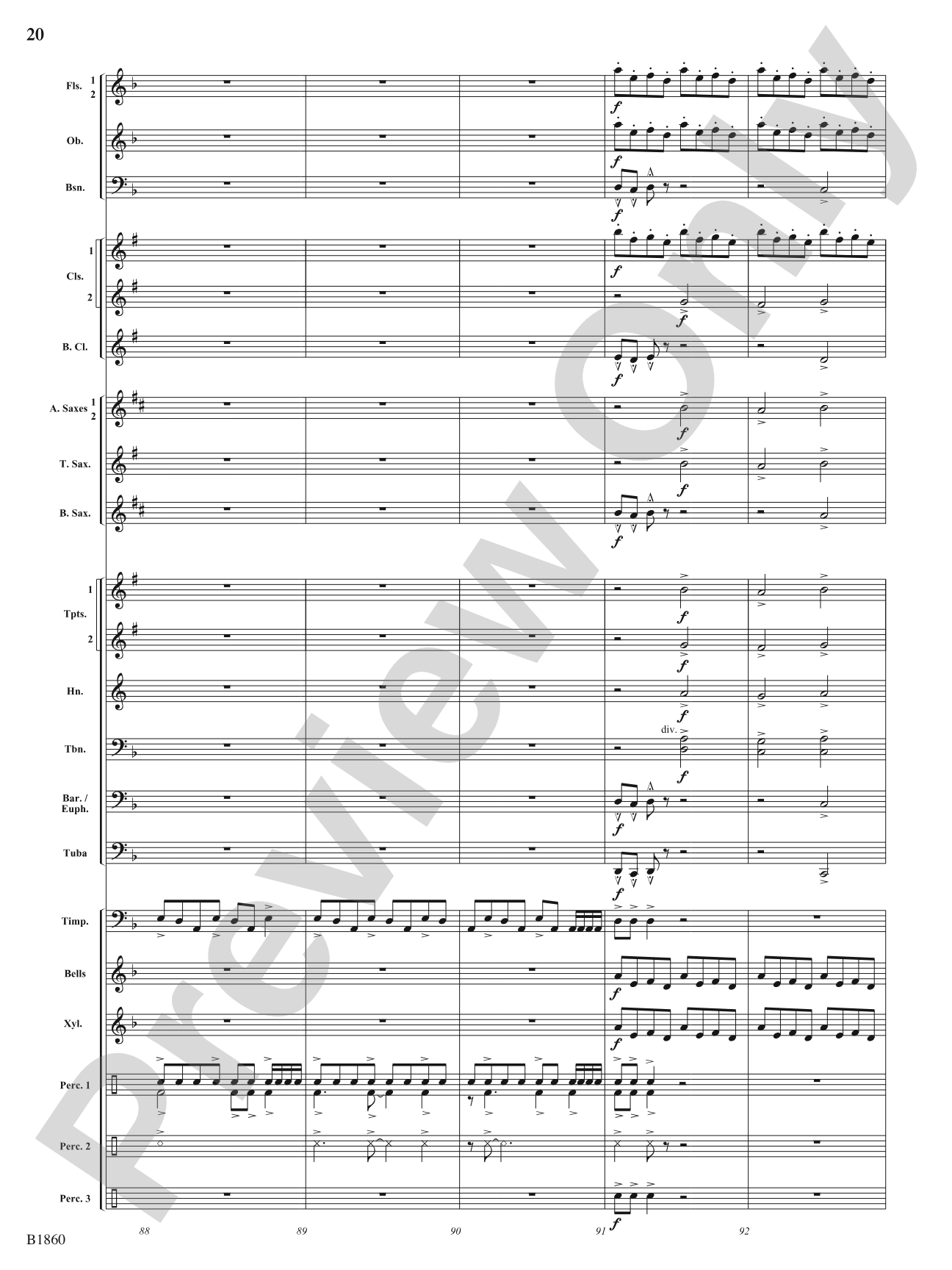 Flashfire: Concert Band Conductor Score & Parts