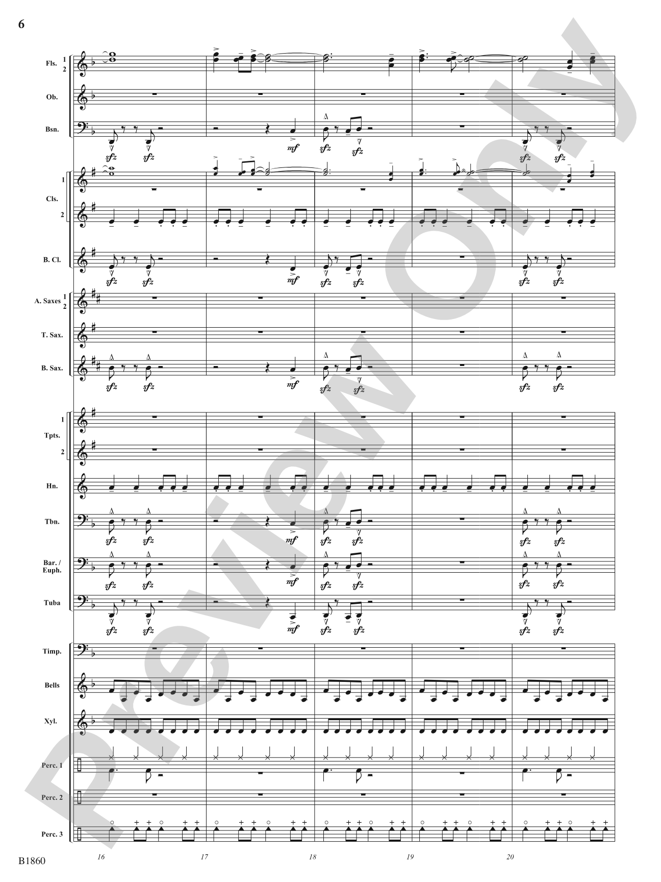 Flashfire: Concert Band Conductor Score & Parts