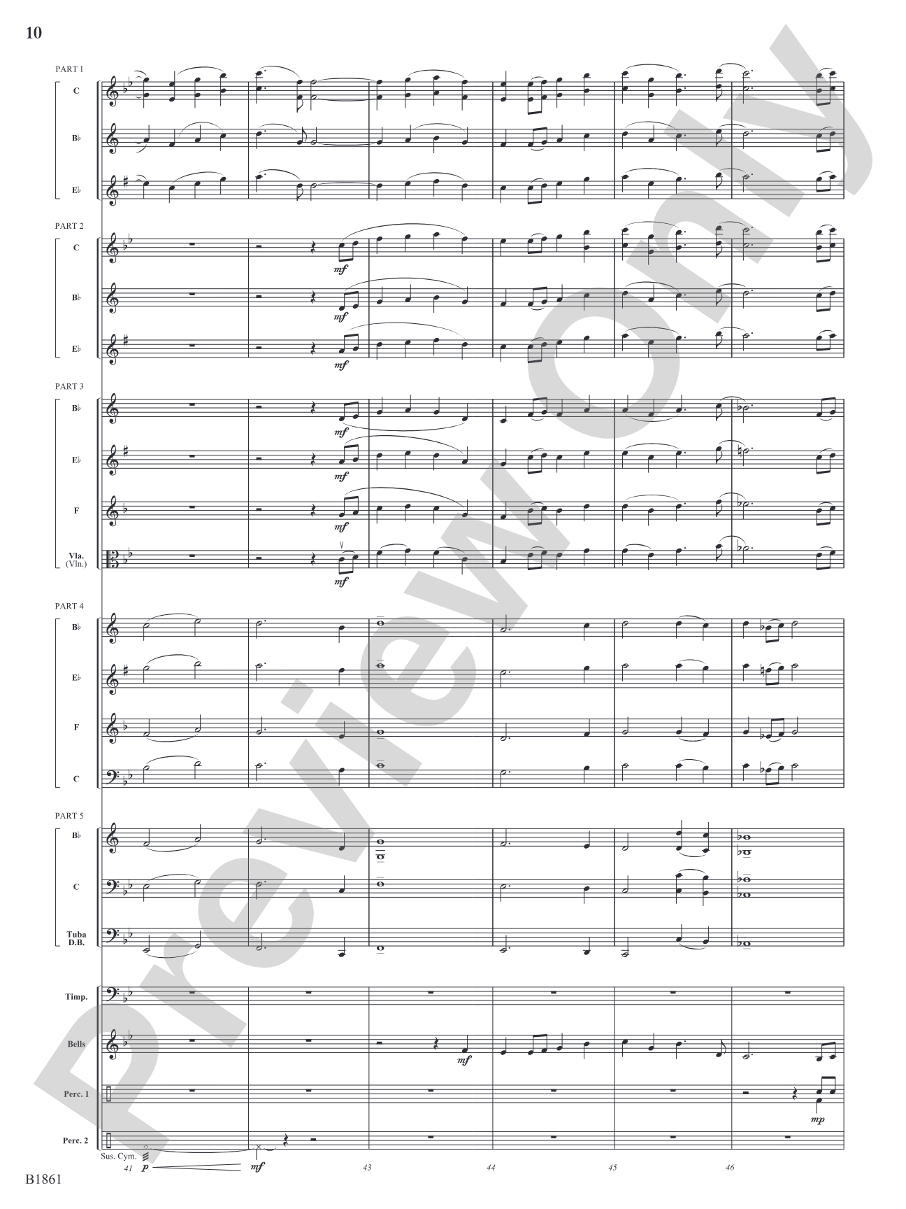 Flourishes!: Flexible Band/String Ensemble Score & Parts