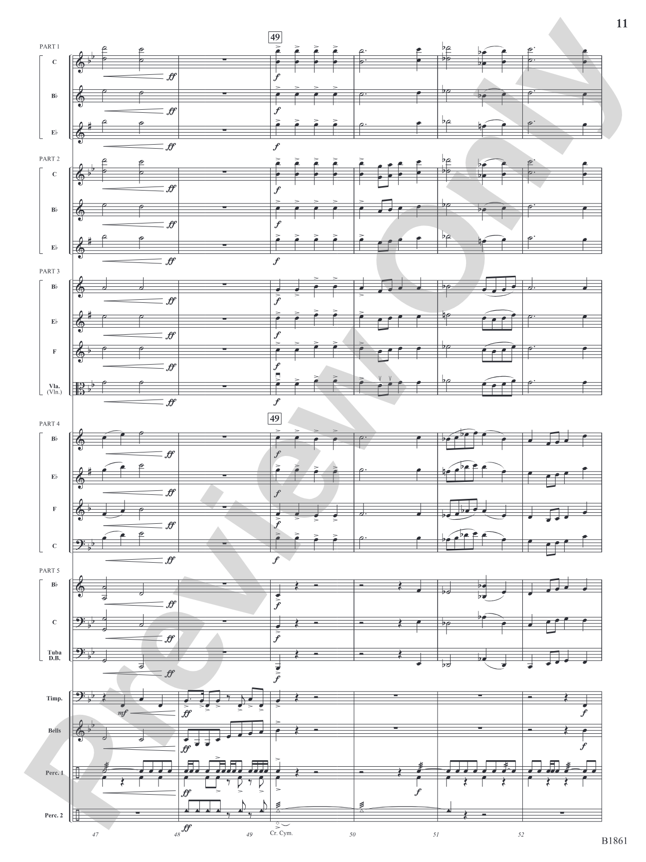 Flourishes!: Flexible Band/String Ensemble Score & Parts