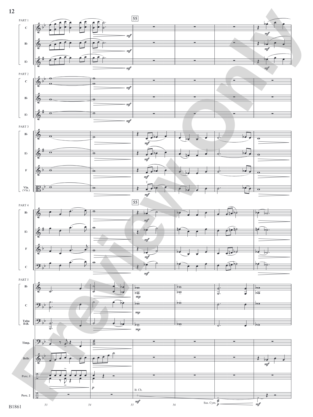Flourishes!: Flexible Band/String Ensemble Score & Parts