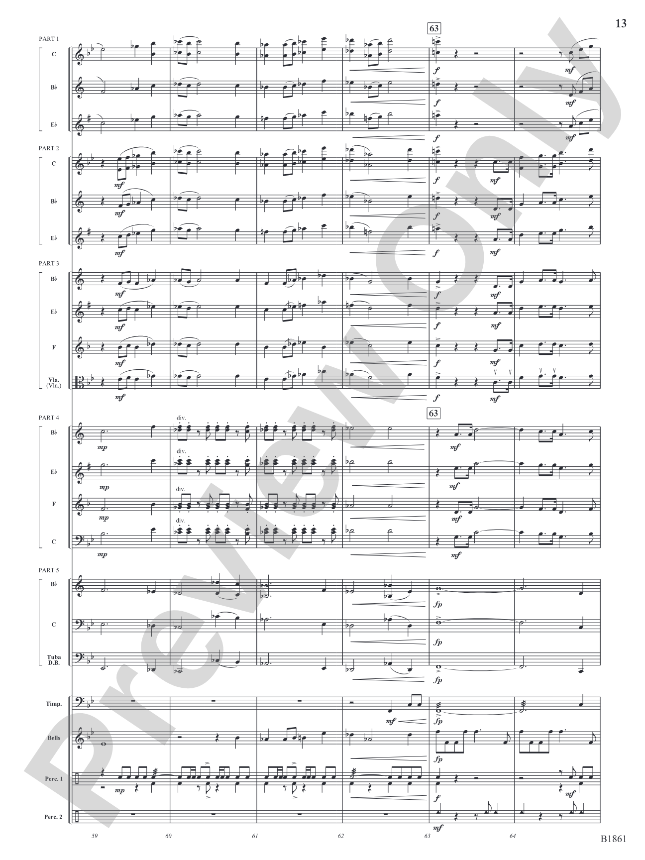 Flourishes!: Flexible Band/String Ensemble Score & Parts