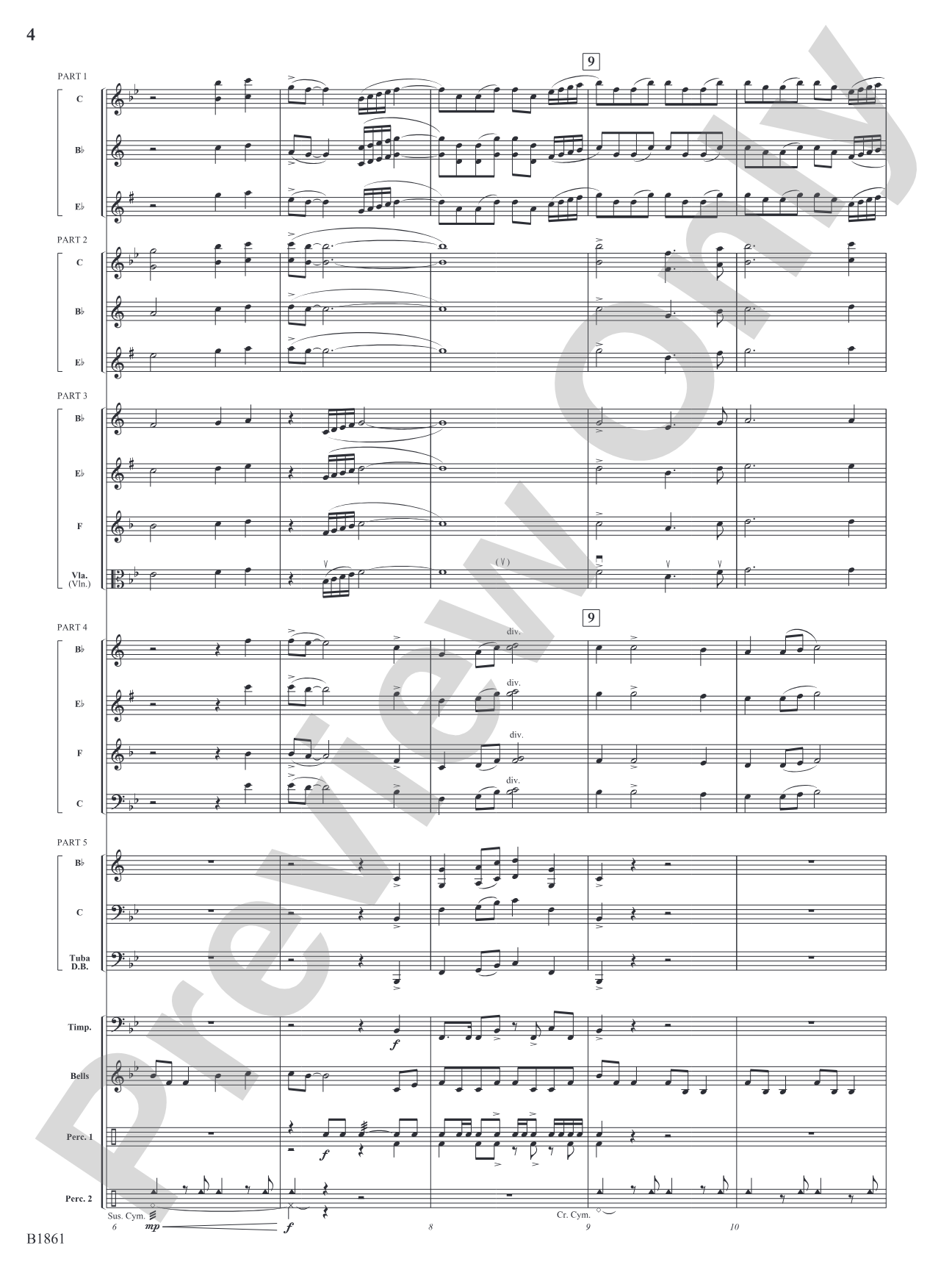 Flourishes!: Flexible Band/String Ensemble Score & Parts