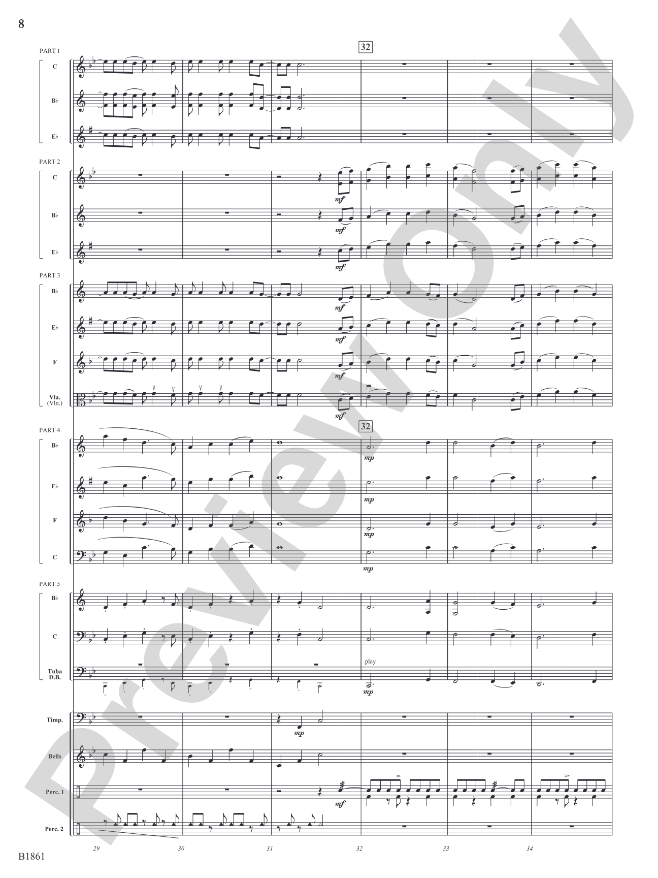 Flourishes!: Flexible Band/String Ensemble Score & Parts
