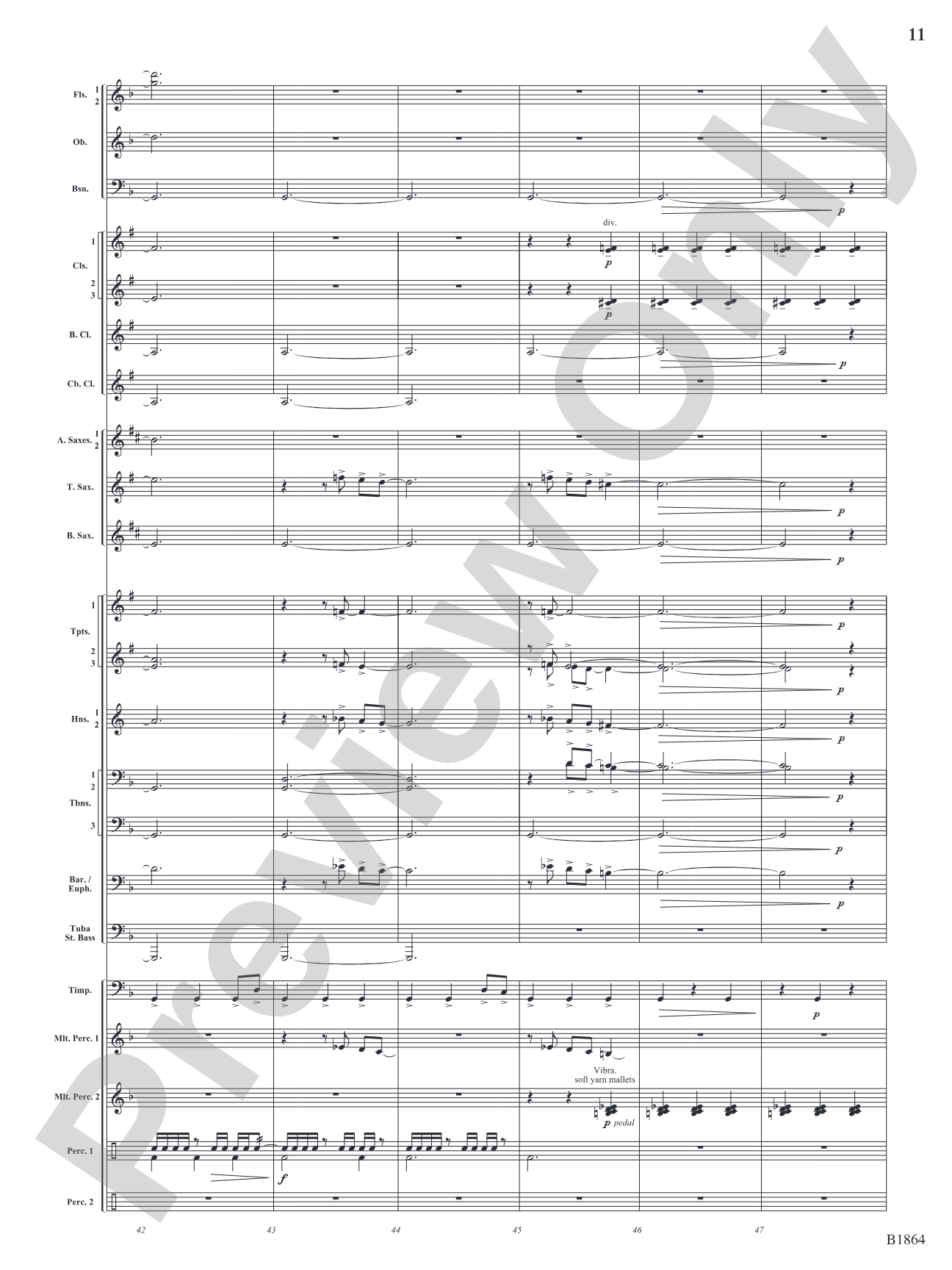 Unknown: Concert Band Conductor Score & Parts