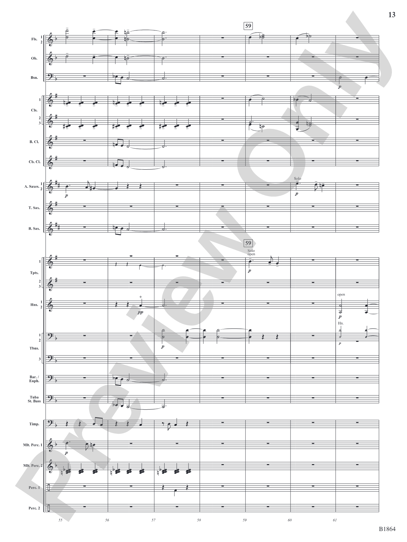 Unknown: Concert Band Conductor Score & Parts