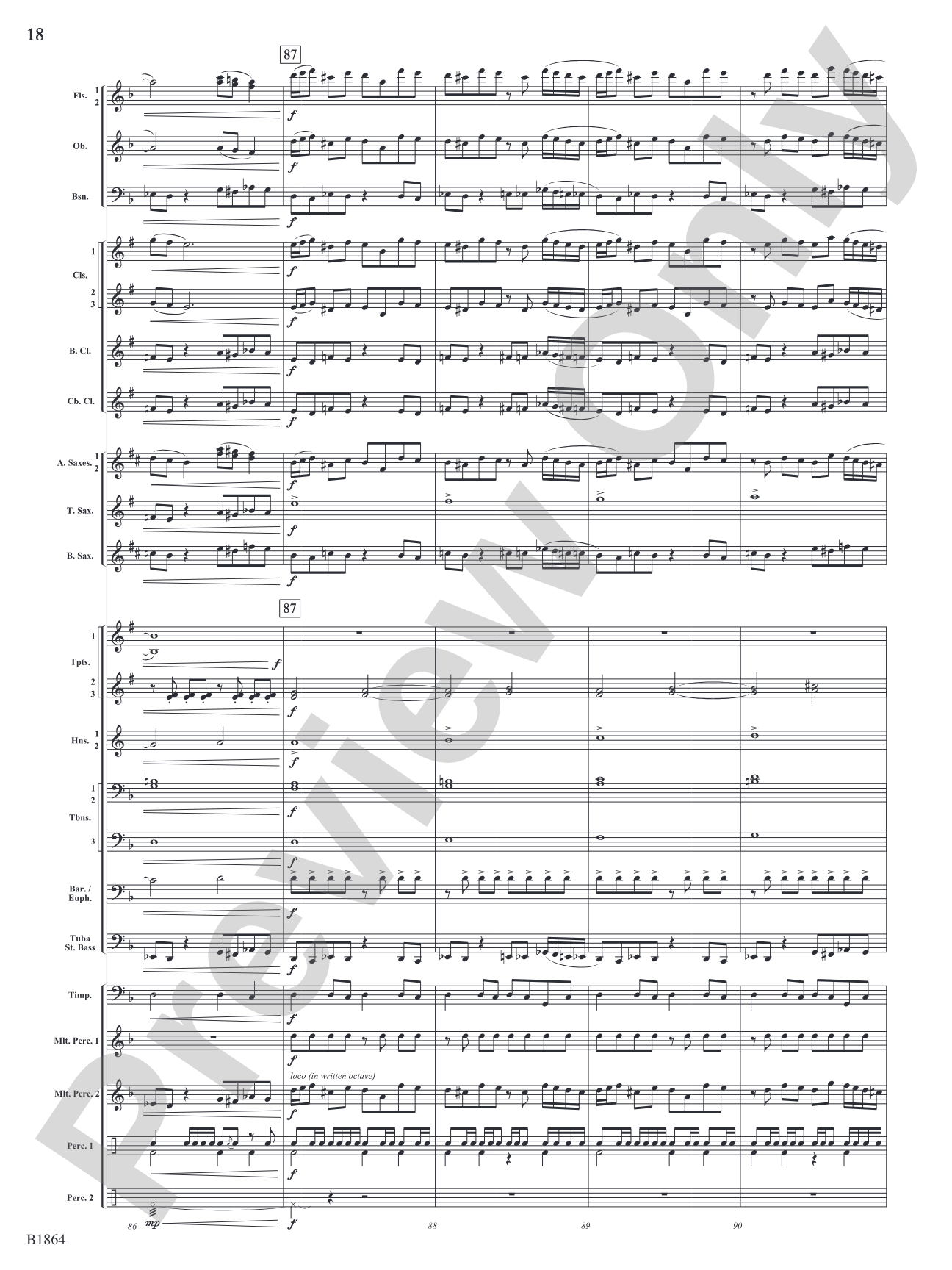 Unknown: Concert Band Conductor Score & Parts