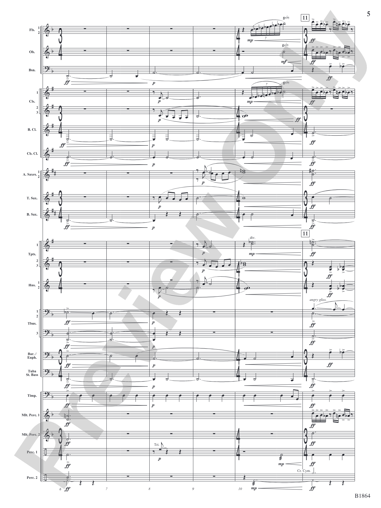Unknown: Concert Band Conductor Score & Parts