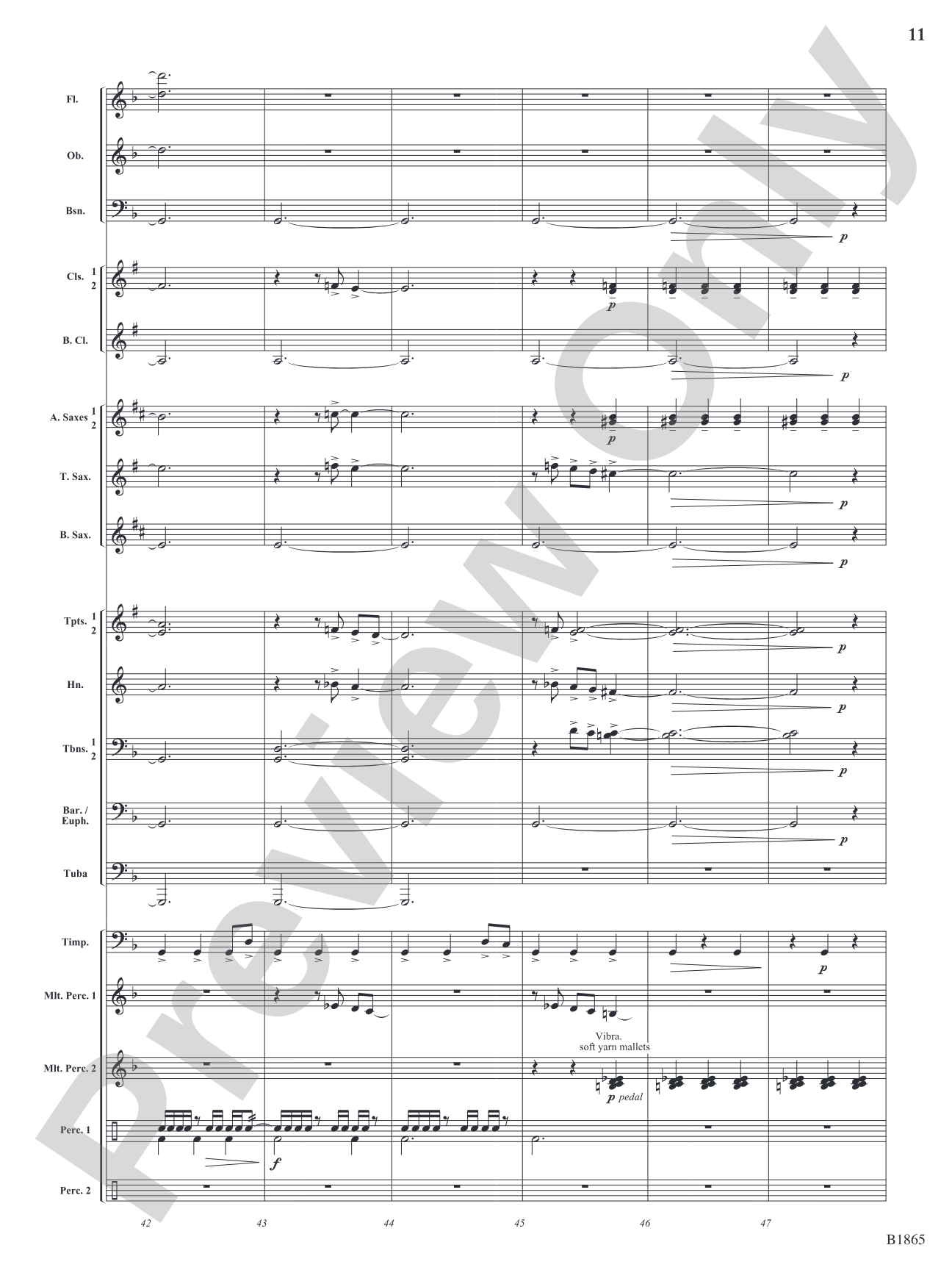 Unknown: Concert Band Conductor Score & Parts