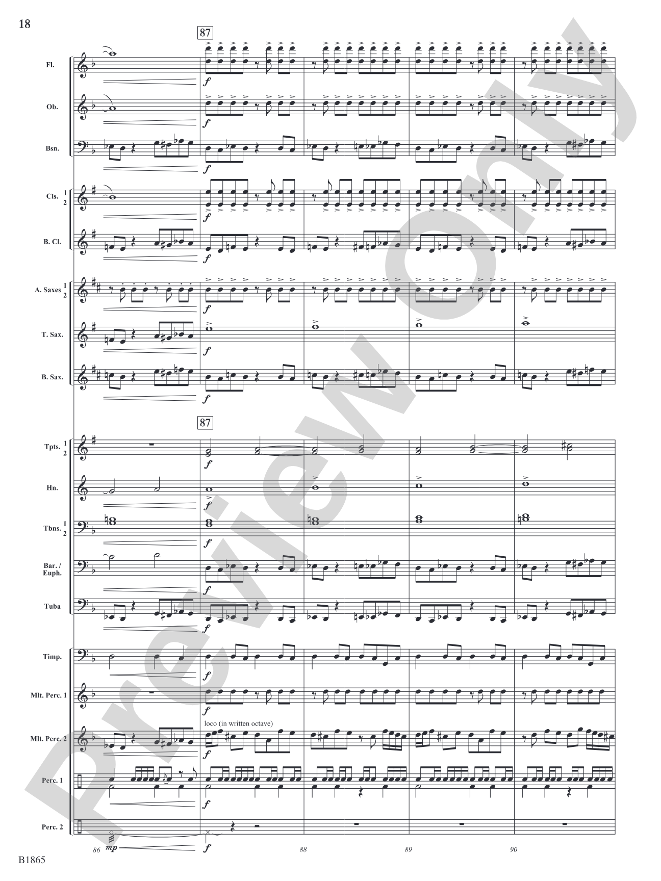 Unknown: Concert Band Conductor Score & Parts