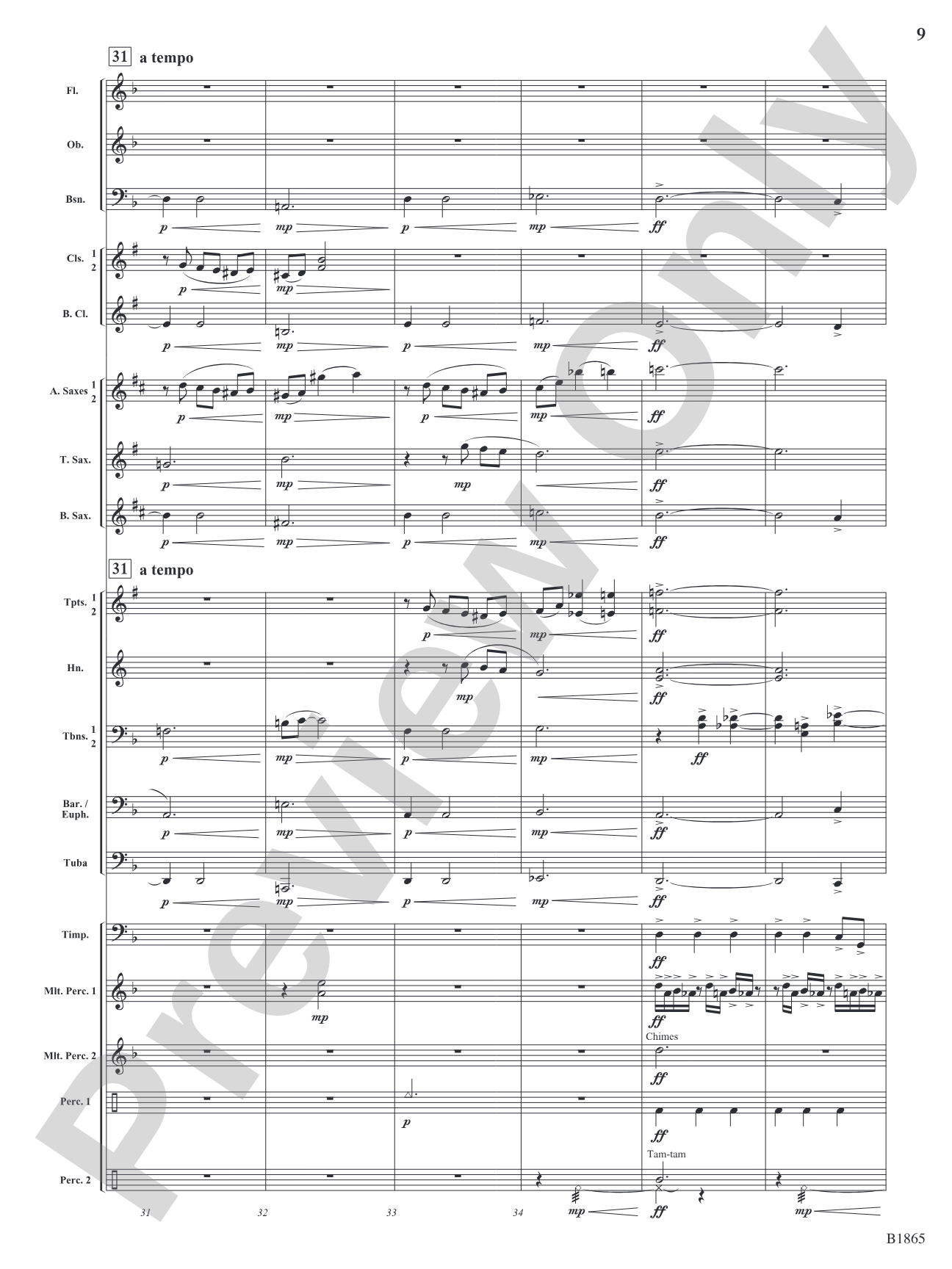Unknown: Concert Band Conductor Score & Parts