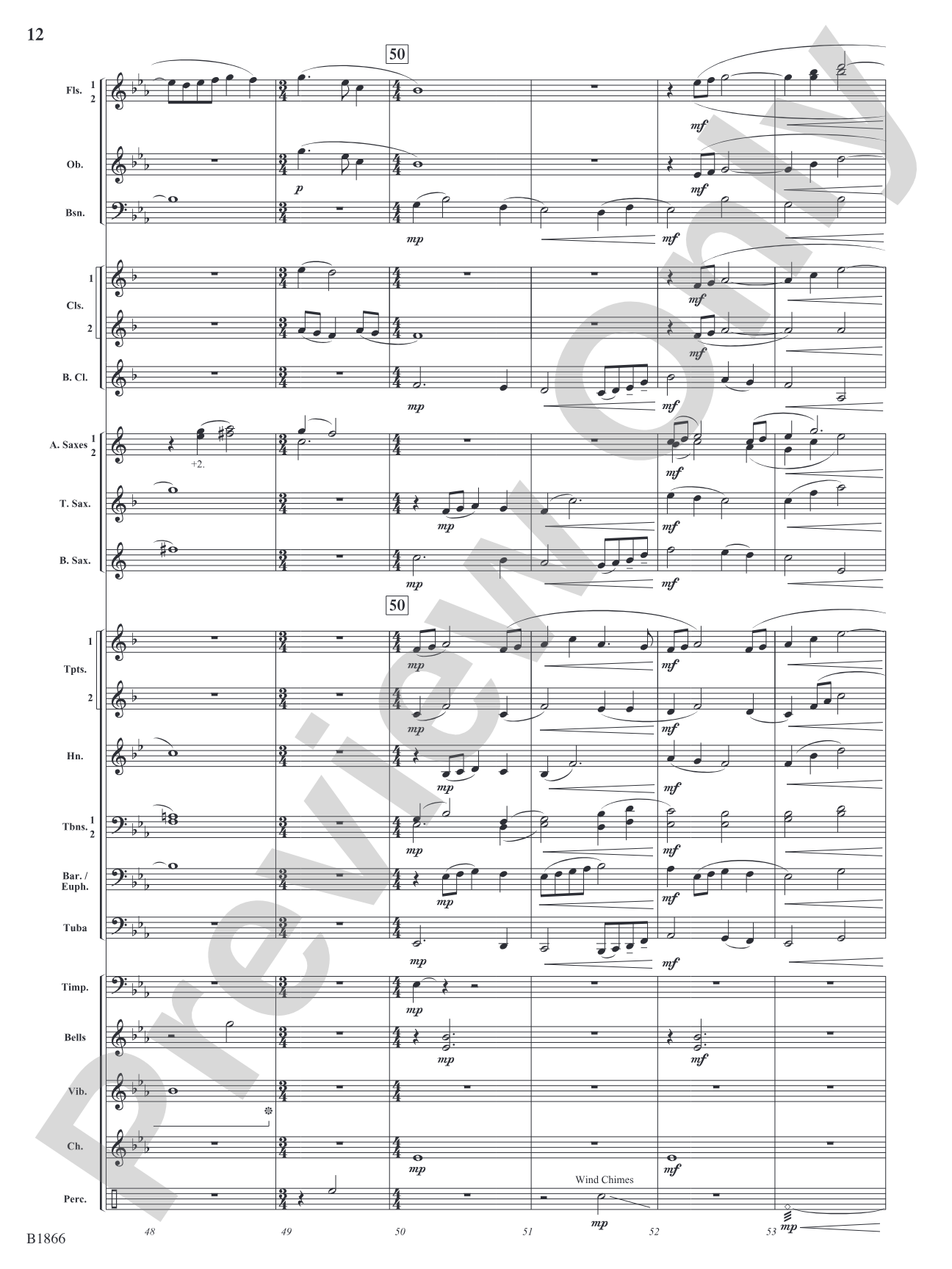The Crystal Fountain: Concert Band Conductor Score & Parts