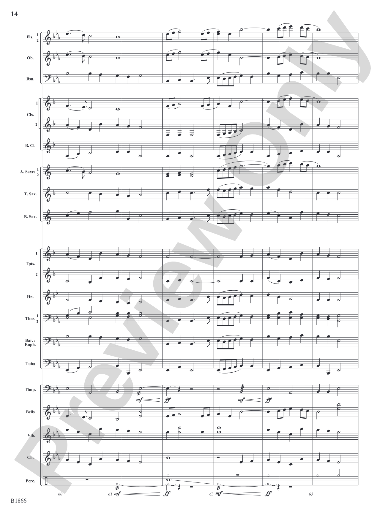 The Crystal Fountain: Concert Band Conductor Score & Parts