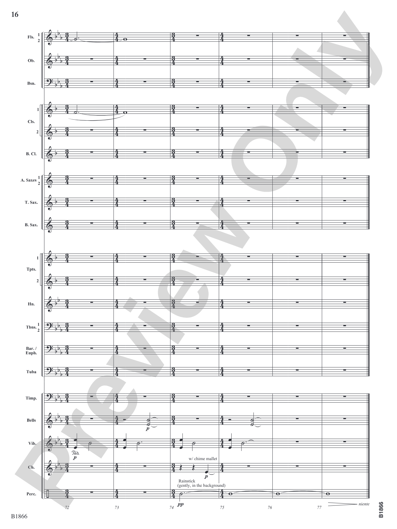 The Crystal Fountain: Concert Band Conductor Score & Parts