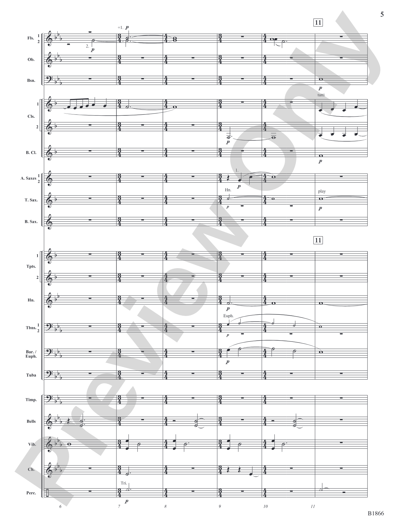 The Crystal Fountain: Concert Band Conductor Score & Parts
