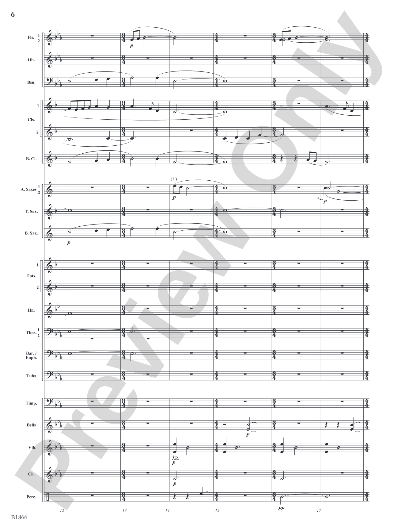 The Crystal Fountain: Concert Band Conductor Score & Parts