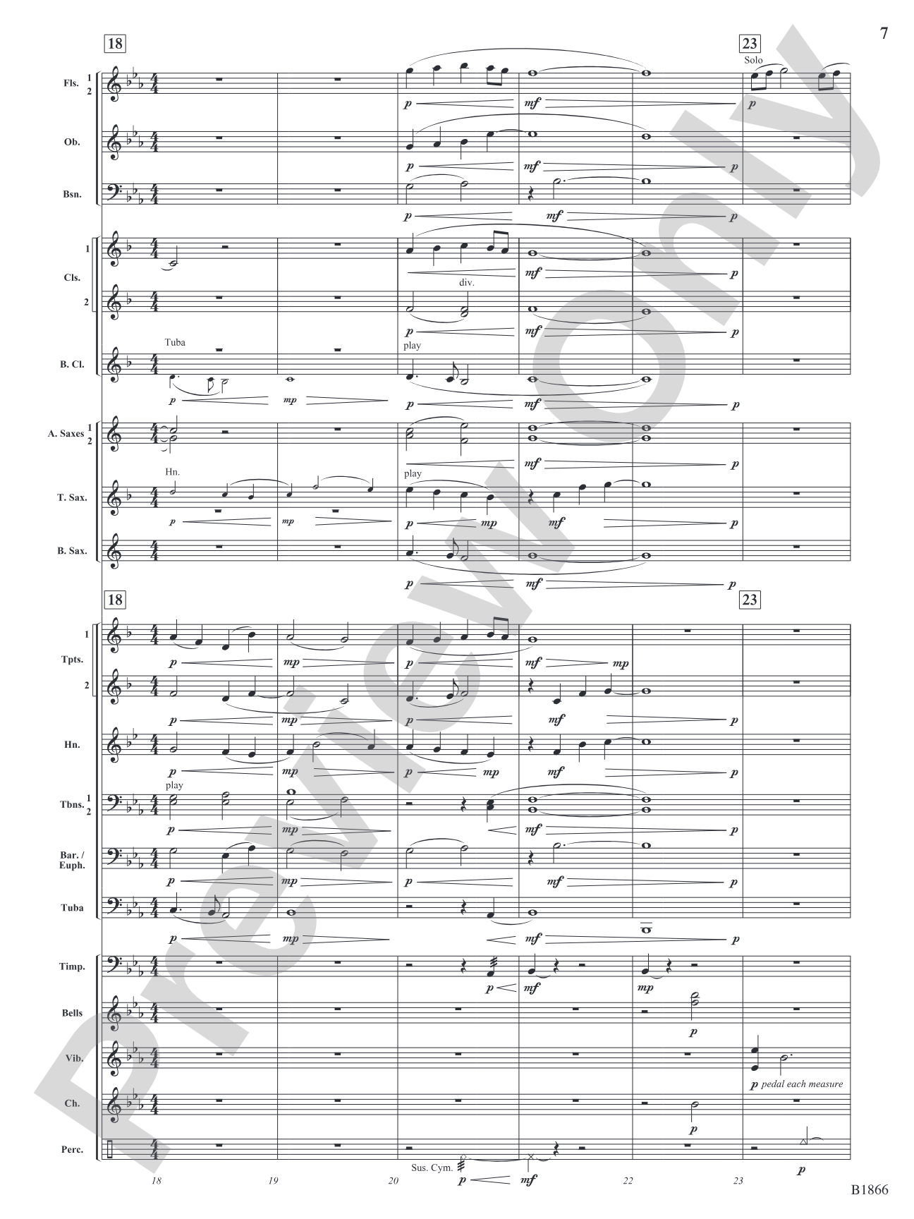 The Crystal Fountain: Concert Band Conductor Score & Parts