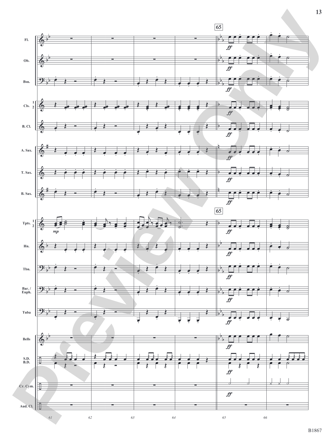 Radetzky March: Concert Band Conductor Score & Parts