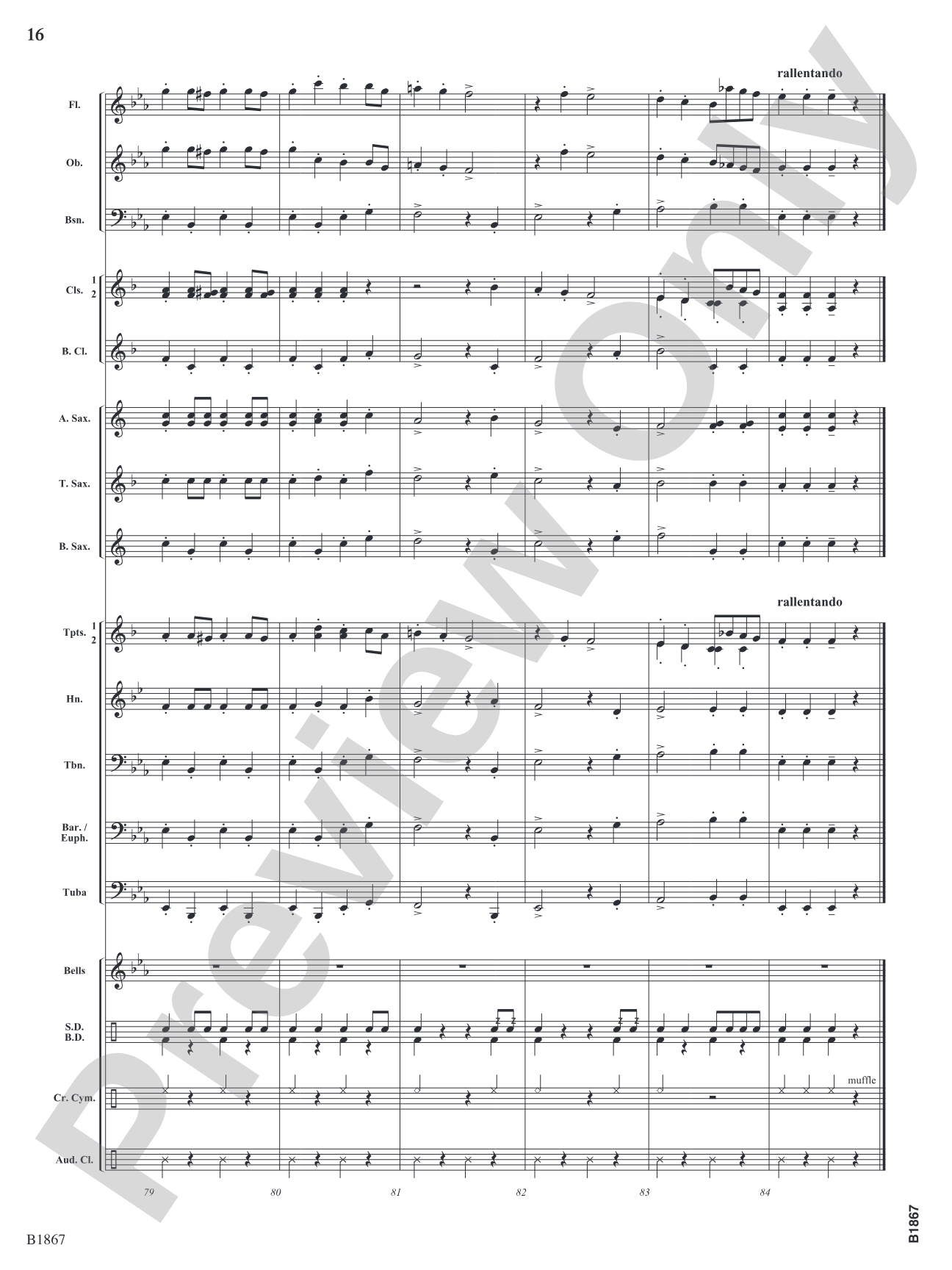 Radetzky March: Concert Band Conductor Score & Parts