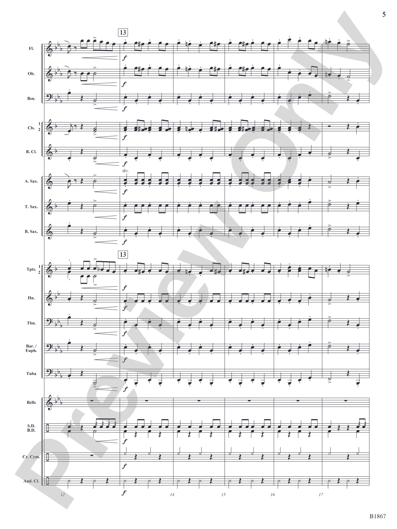 Radetzky March: Concert Band Conductor Score & Parts