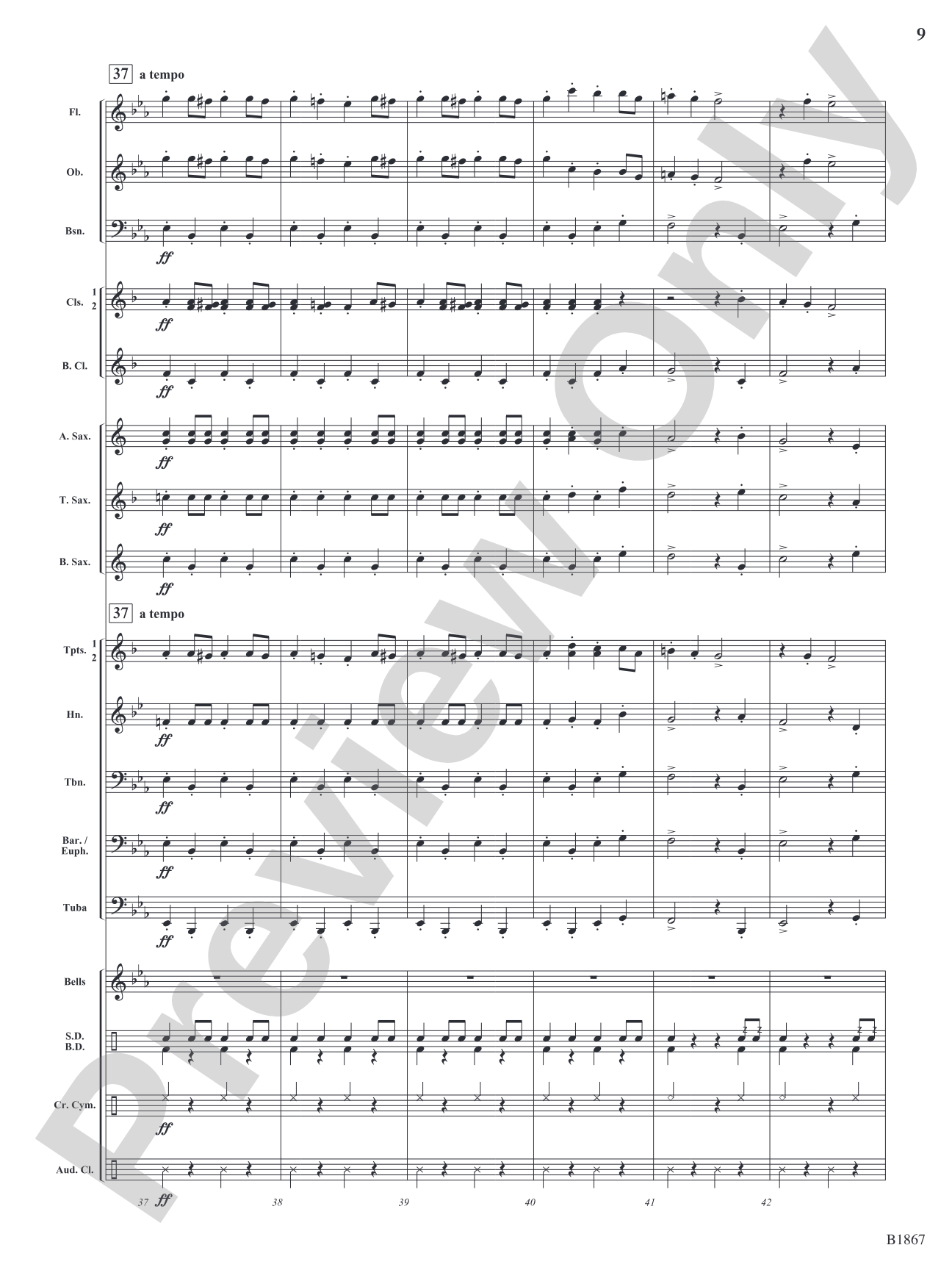 Radetzky March: Concert Band Conductor Score & Parts