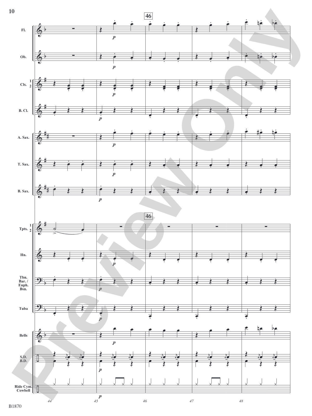 The Bluesy Danube: Concert Band Conductor Score & Parts