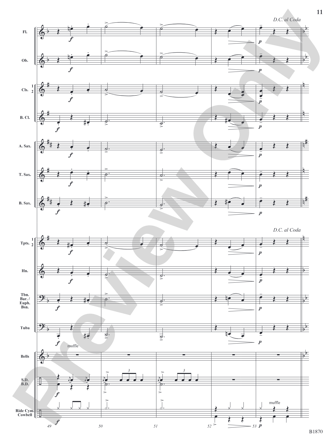 The Bluesy Danube: Concert Band Conductor Score & Parts