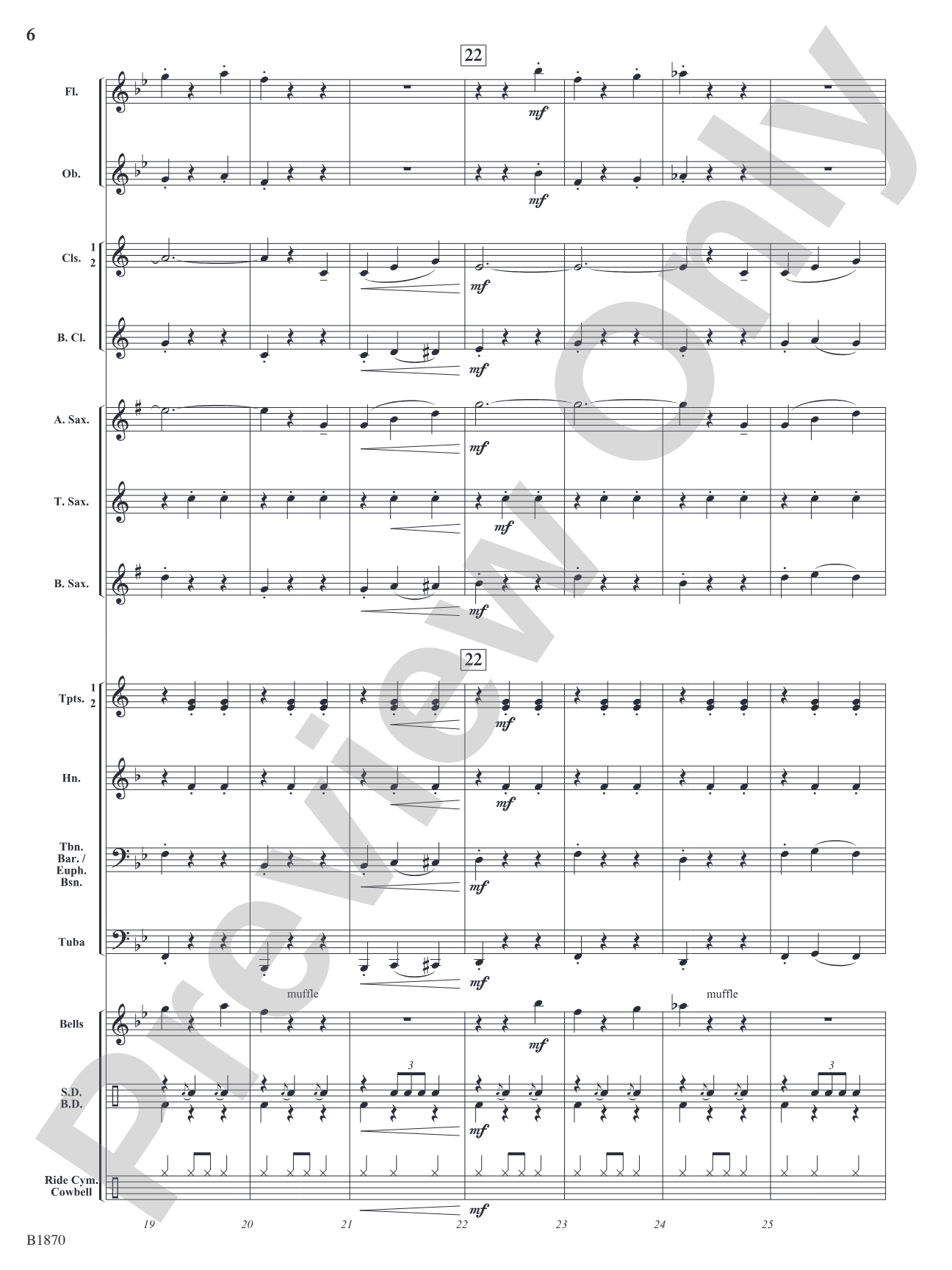 The Bluesy Danube: Concert Band Conductor Score & Parts