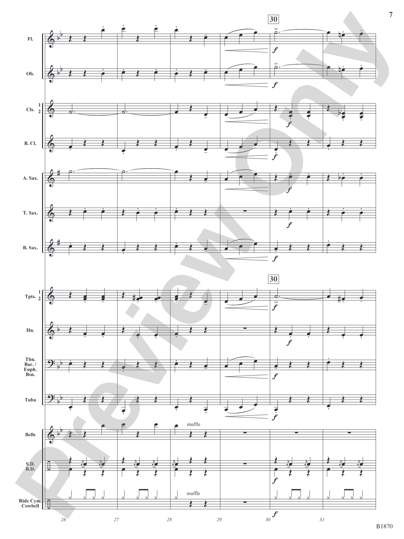 The Bluesy Danube: Concert Band Conductor Score & Parts