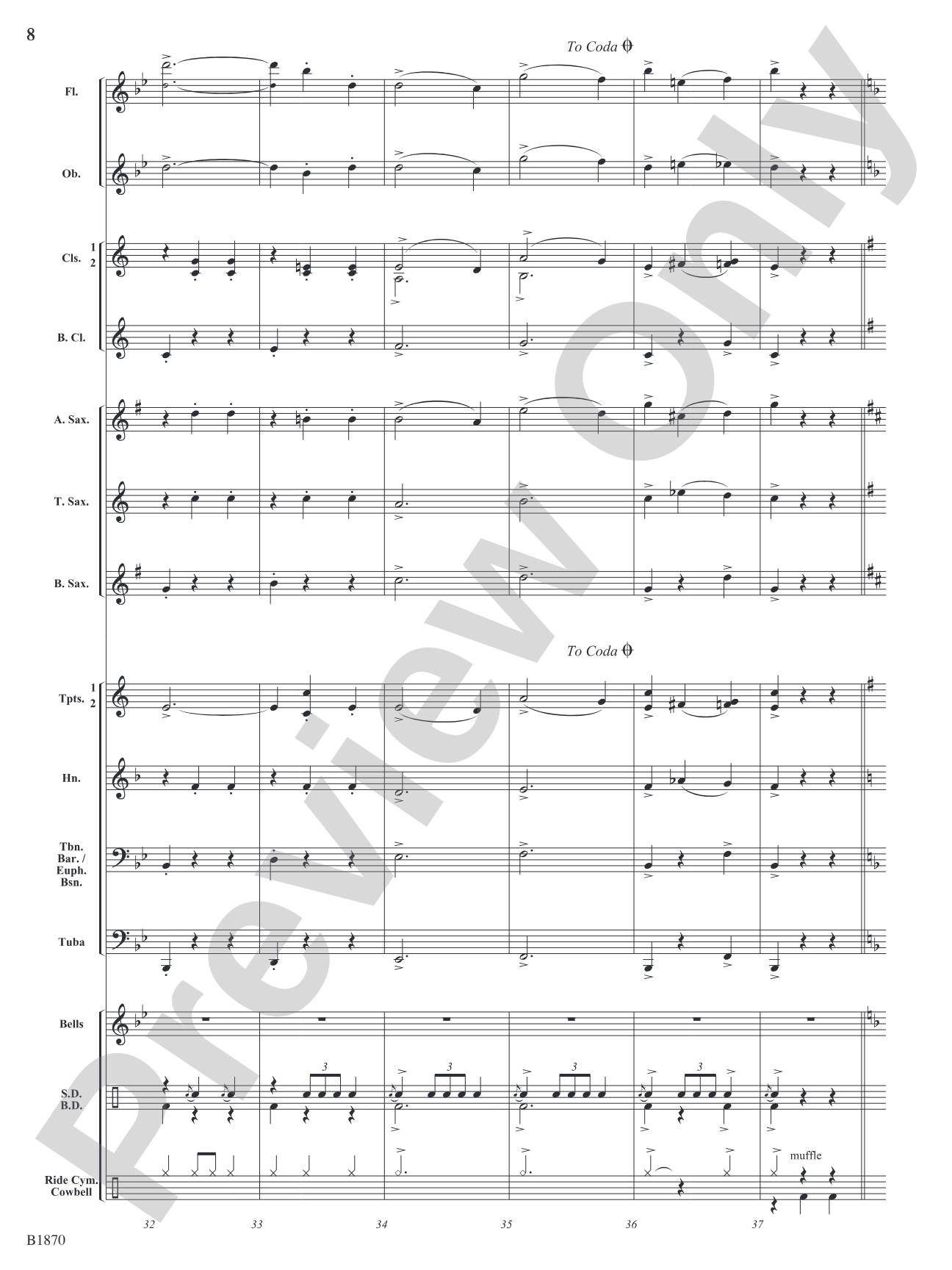 The Bluesy Danube: Concert Band Conductor Score & Parts