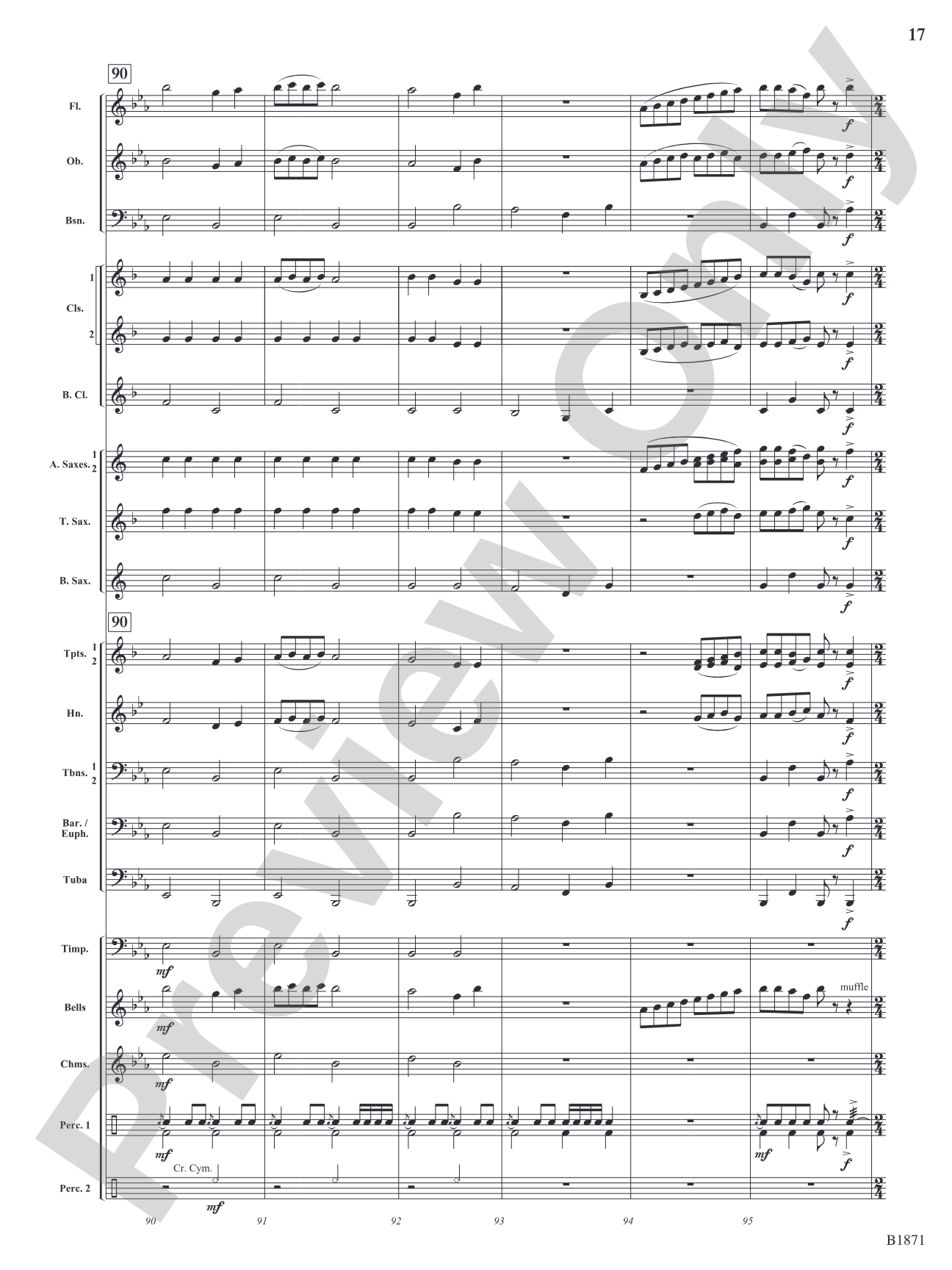 A Bellistic Christmas: Concert Band Conductor Score & Parts