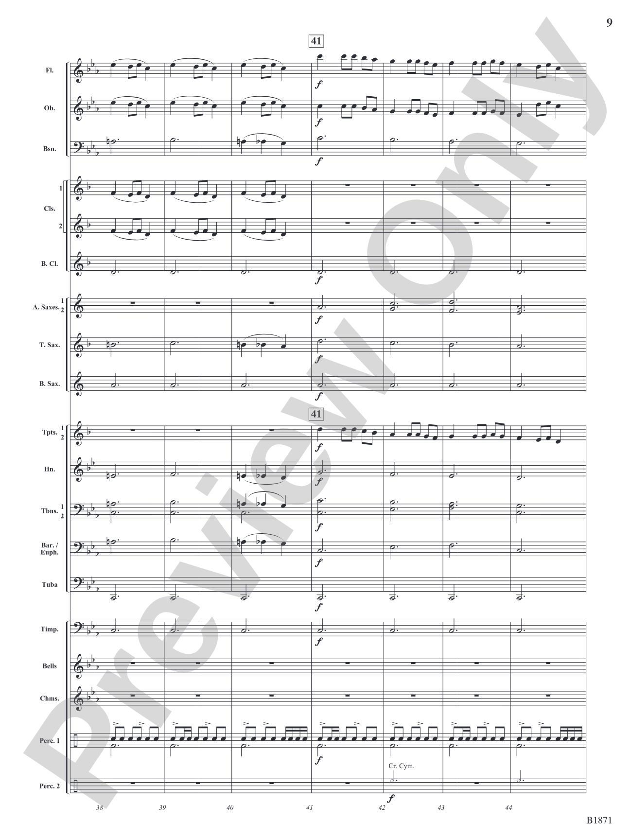 A Bellistic Christmas: Concert Band Conductor Score & Parts