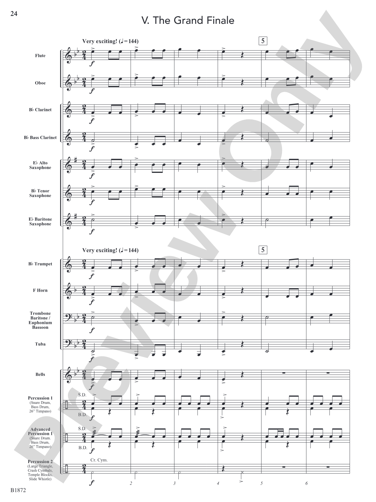 The World's Greatest Show!: Concert Band Conductor Score & Parts