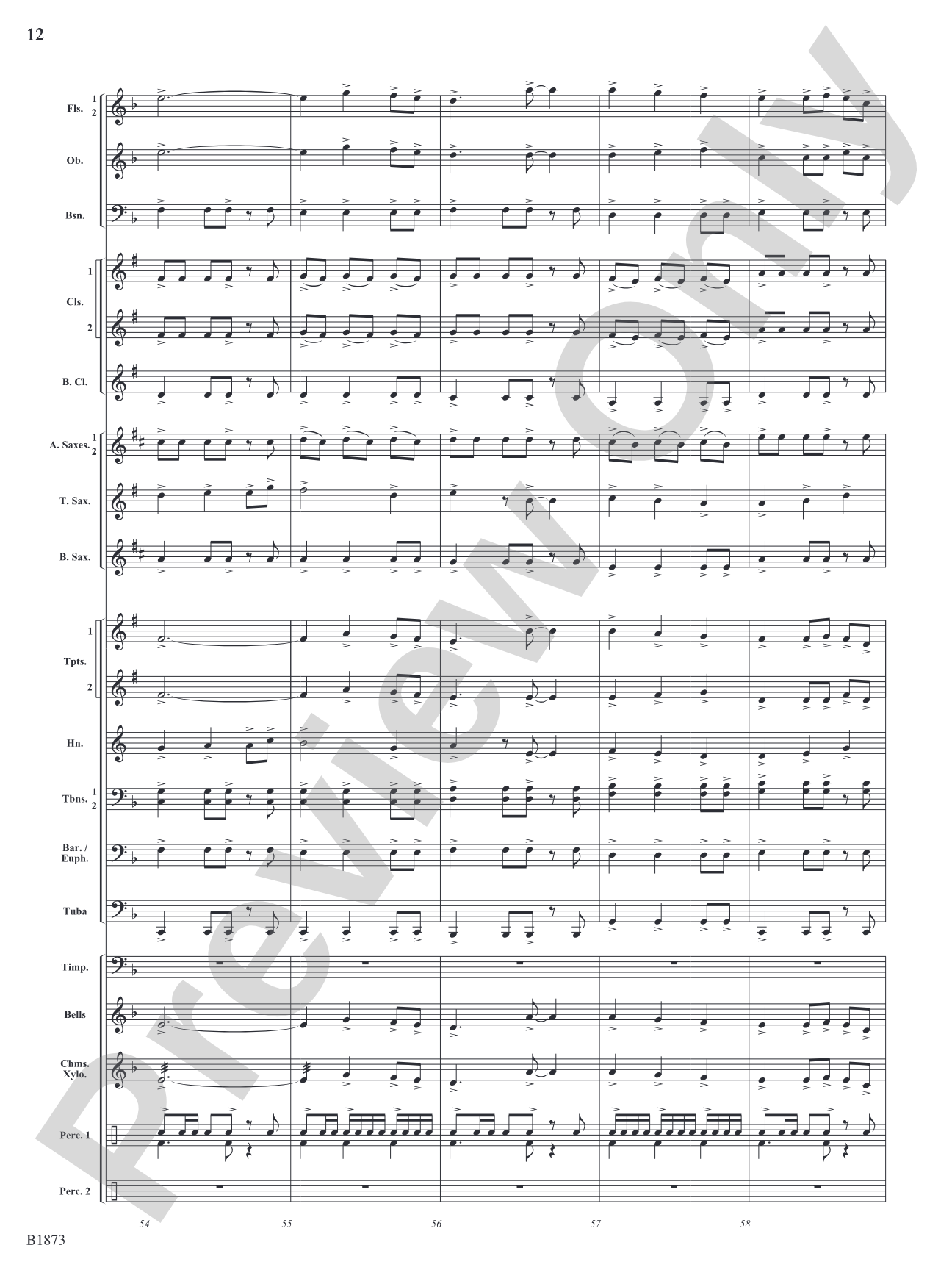 Evergreen Escapades: Concert Band Conductor Score & Parts