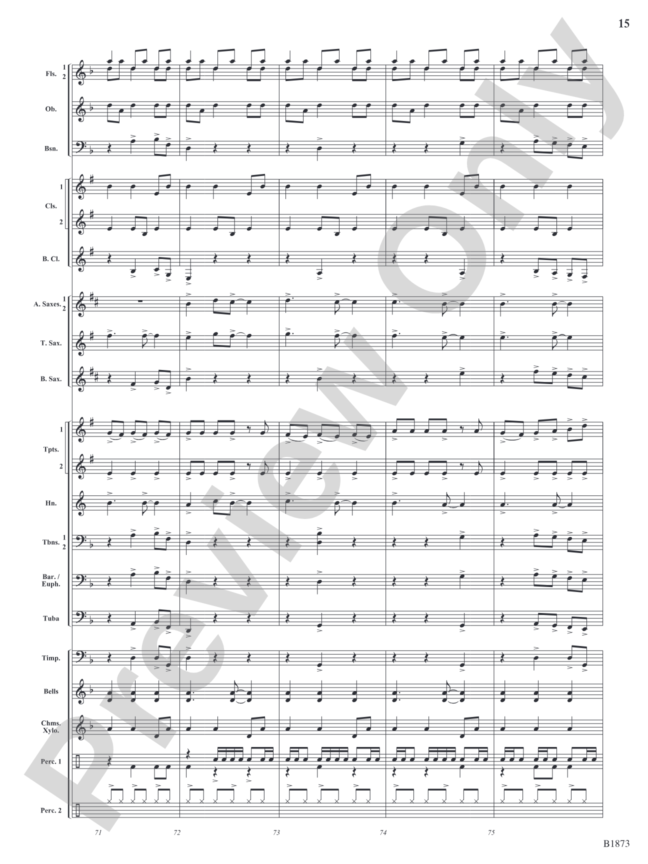 Evergreen Escapades: Concert Band Conductor Score & Parts