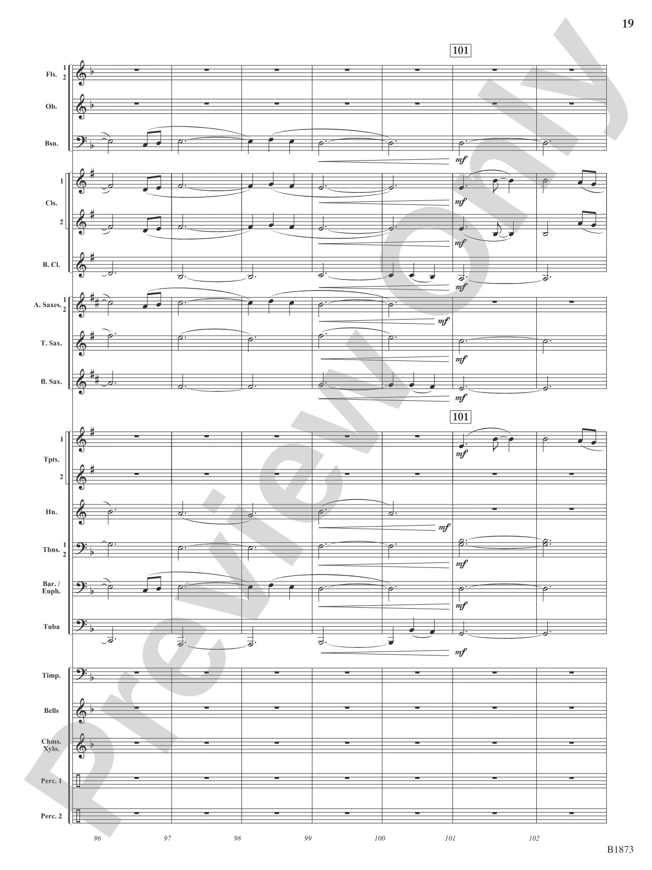 Evergreen Escapades: Concert Band Conductor Score & Parts