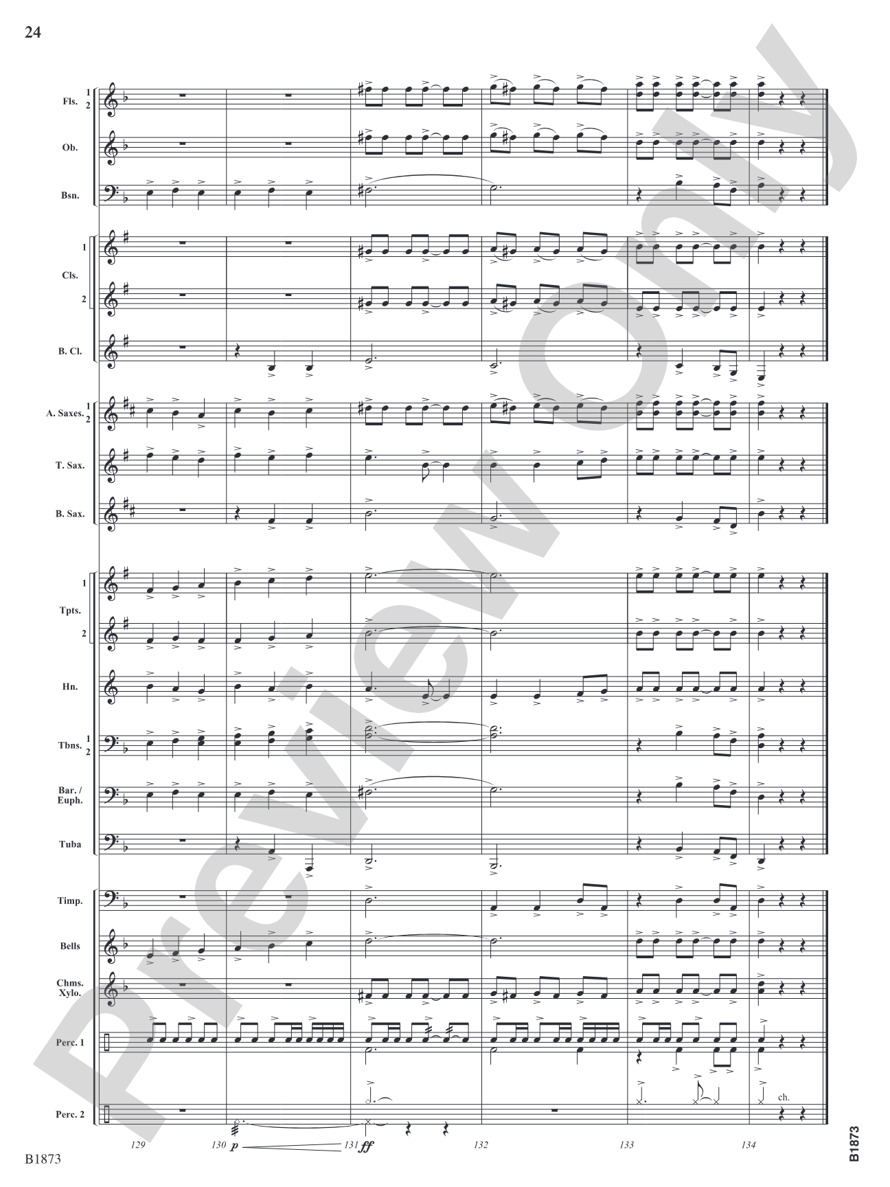 Evergreen Escapades: Concert Band Conductor Score & Parts