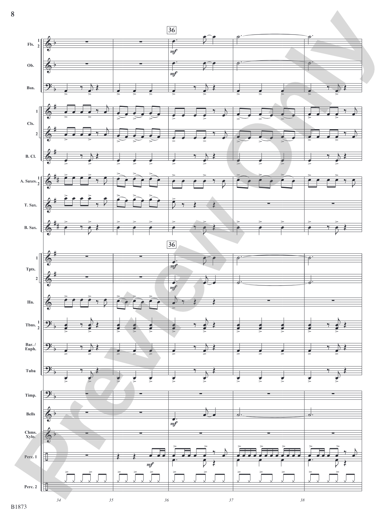 Evergreen Escapades: Concert Band Conductor Score & Parts