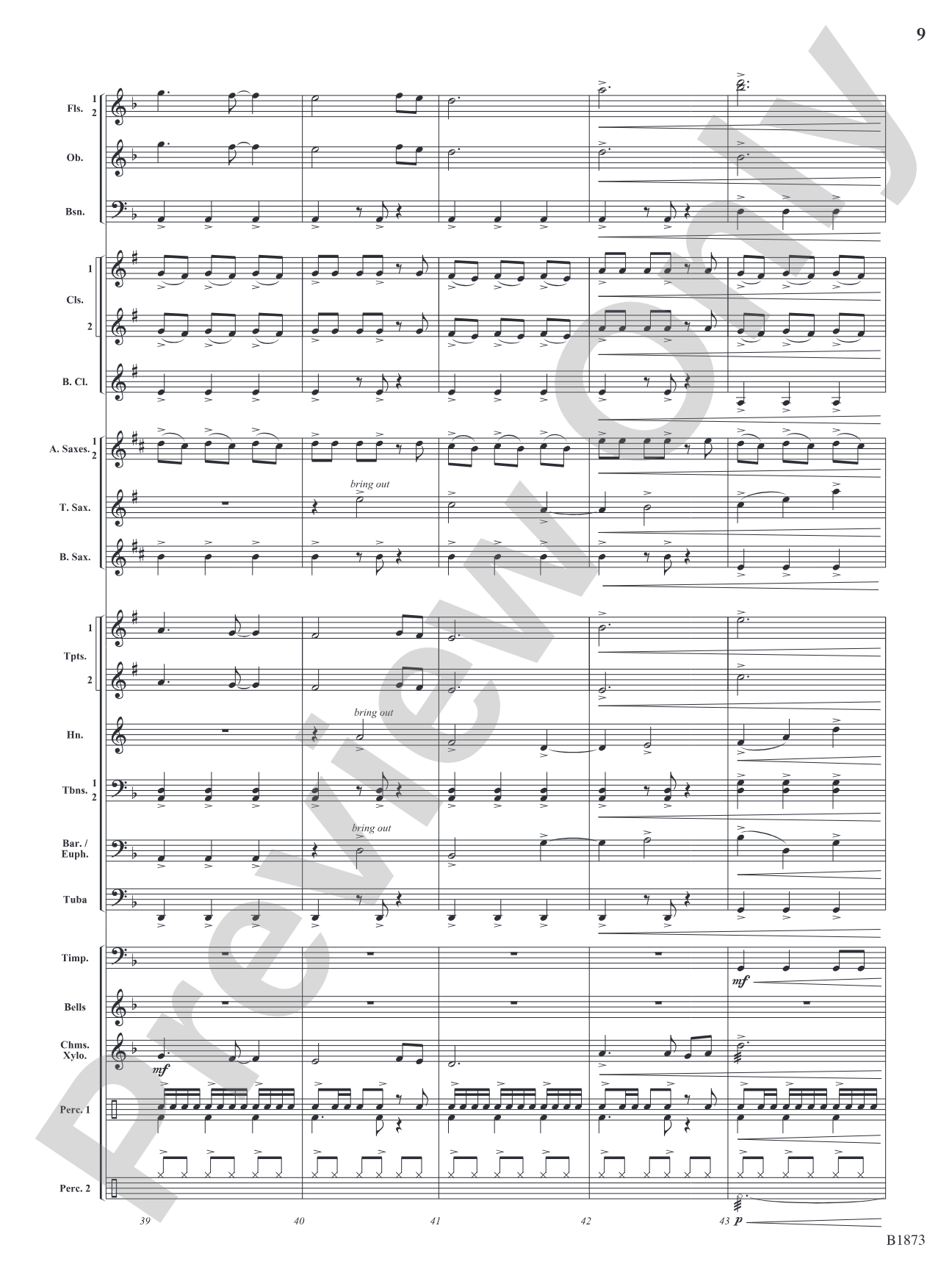 Evergreen Escapades: Concert Band Conductor Score & Parts